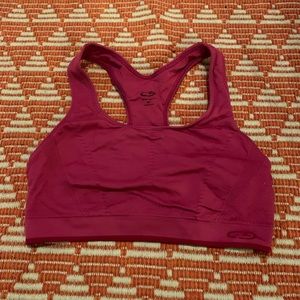 Women’s pink size medium champion sports bra